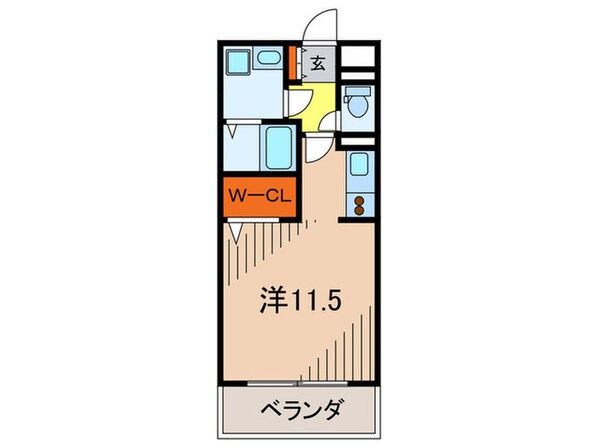 フォレストコ－ト逆瀬川の物件間取画像